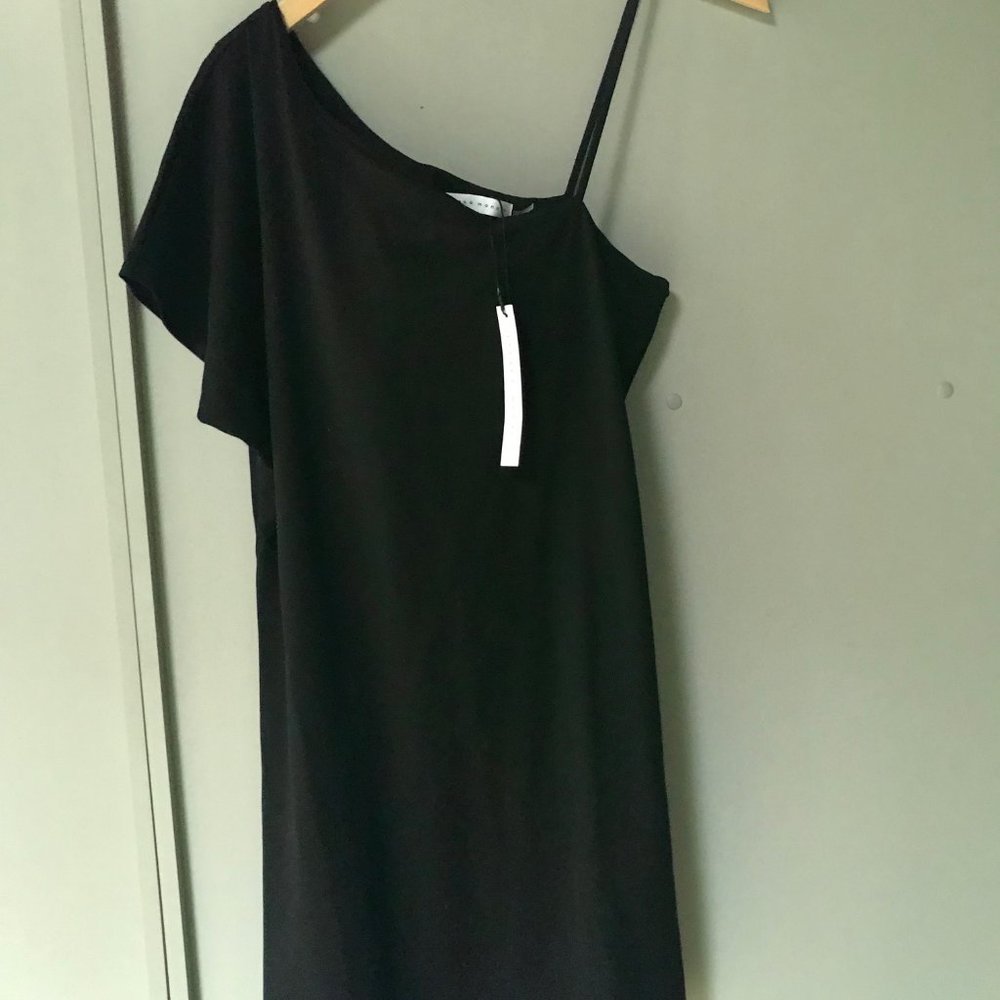 BRAND NEW SUSANA MONACO ONE SHOULDER DRESS  LARGE